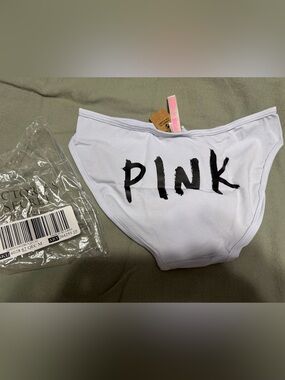 PINK Logo Cotton Bikini Panty (New)